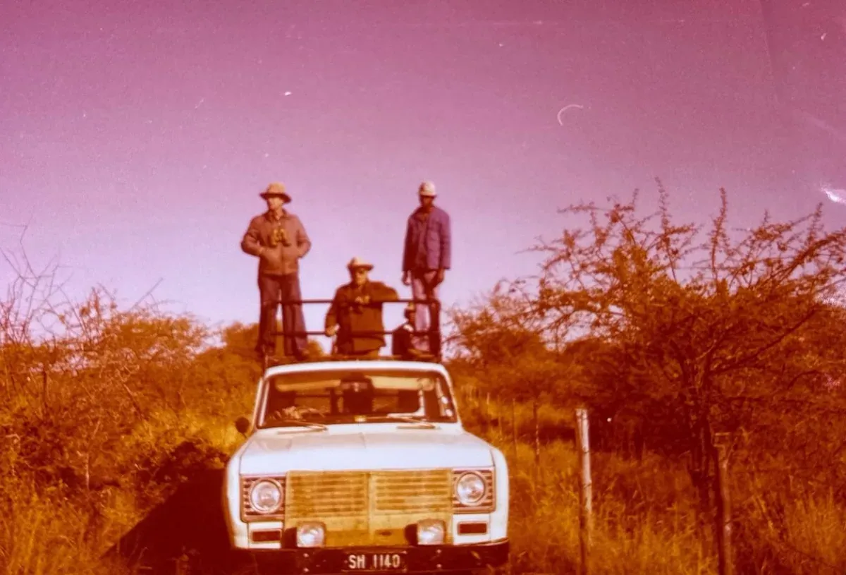 Gisela and Dieter hunting in the 70s