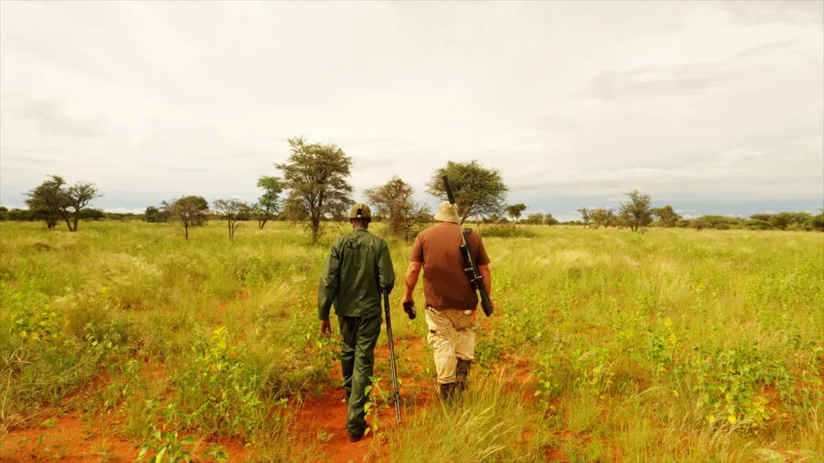 Stalking in the Kalahari